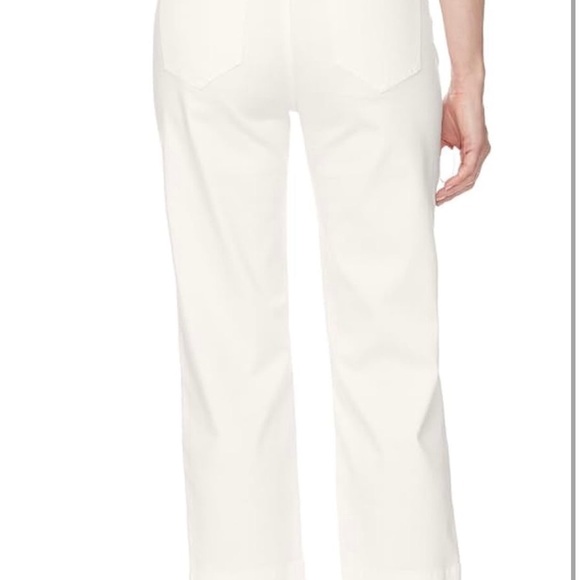 Buffalo David Bitton - White High-Rise Stretch Cropped Pants - Picture 3 of 4